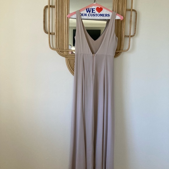 Show Me Your Mumu Jenn Maxi Dress in Show Me the Ring Crisp XXS - Picture 4 of 5